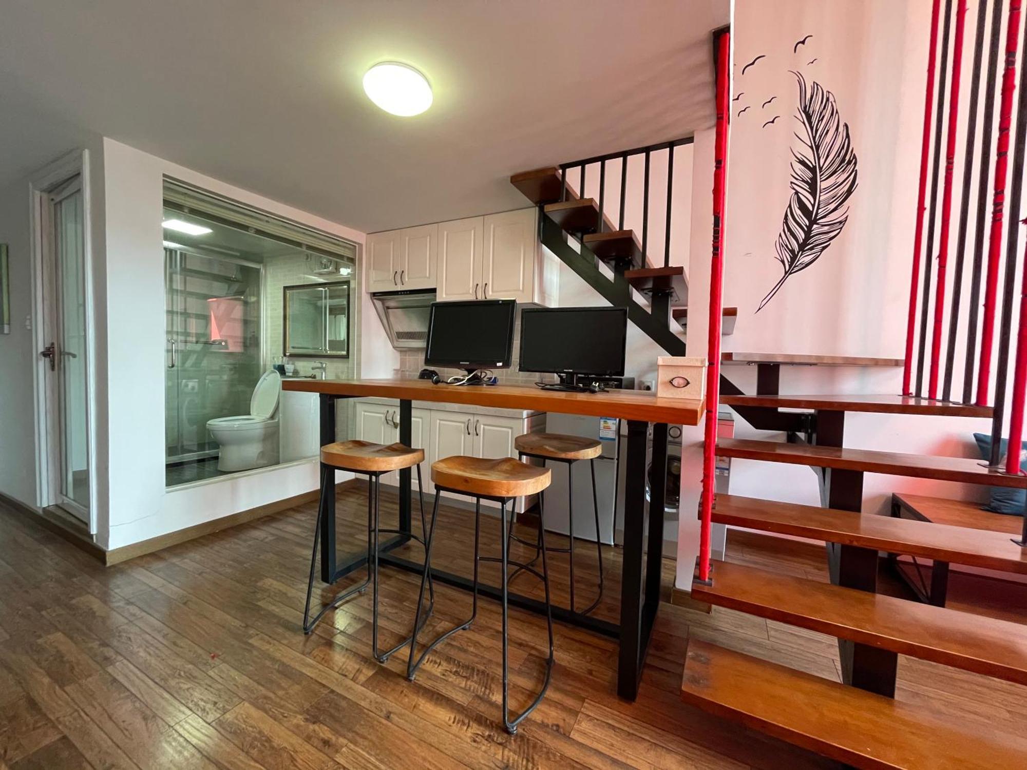 April Fair Duplex Apartment Guagnzhou South Railway Station Min Jie Branch Guangzhou Exterior photo